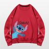Stitch Crew Neck Sweater Men's and Women's Trendy Brand Autumn Animation Cute Couple Loose Shoulder Clothes