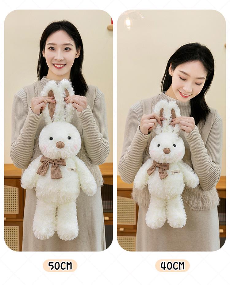 Little White Rabbit Plush Comfort Pillow - Cute Children's Companion & Birthday Gift