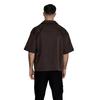 SikSilk Mens Geometric Relaxed Fit Short-Sleeved Shirt