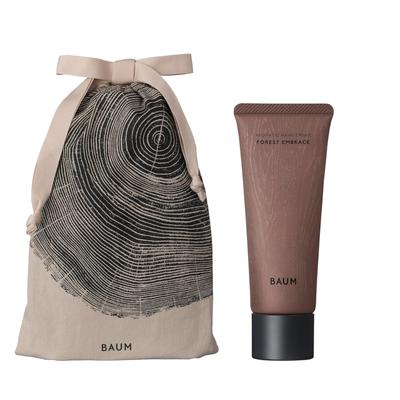 BAUM Aromatic Hand Cream N 2 Gift Set Gift Hand Cream Forest Embrace Scent 2025 Model Hand Forest Birthday Tree (75g + Bag) Care,