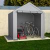 Tool Shed 190x170x200cm, Bicycle Garage, Tool Shed, Garage Tent, Garden House Storage Tent Bicycle Shed Tool Tent Storage Garage, Dark Grey