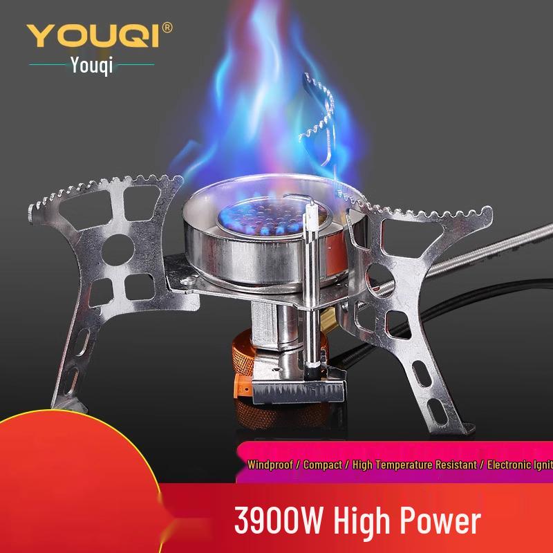 Youqi Portable Windproof Outdoor Gas Camping Stove