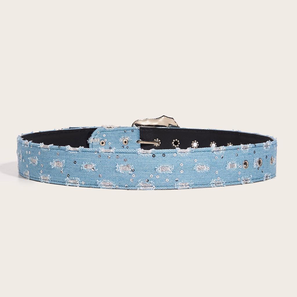 PU Leather Belts with Relief Flower Buckle Adjust Size Pin Buckle Waist Belt Woman Jeans Dresses Skirt Coat Waistband