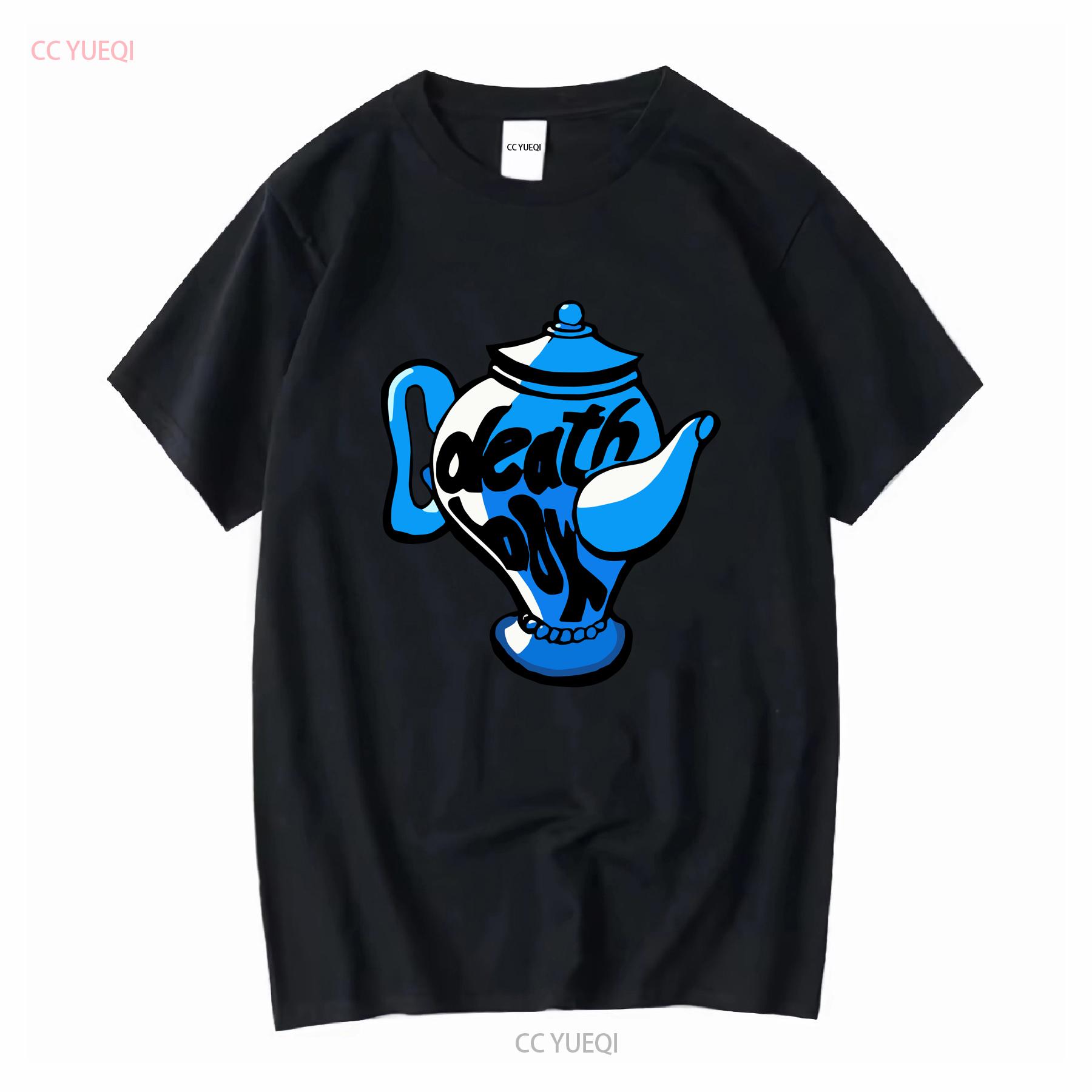 

New Item DEATHBOX Blue kettle American Funny Logo Men s T Shirt Size S 5XL vintage Washed Breathable Stretched designer clothes 4XL