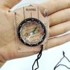 Outdoor Transparent Mini Acrylic Scale Compass Map Scale Hanging Rope North Needle Matériel De Camping Hiking Accessories