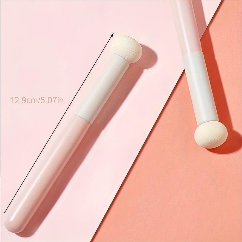 2er Set Weiche Pilzkopf Foundation Pinsel - Multifunktional, Concealer Pinsel Set, Schwammkopf, Tragbare Make-up Pinsel
