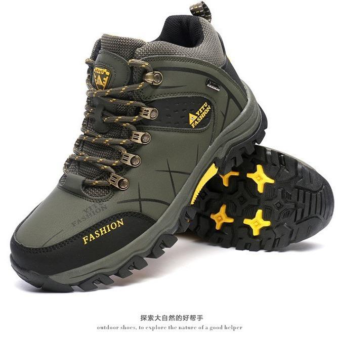 2024 Autumn New Outdoor High-top Sports Shoes High-top Cotton Hiking Shoes Couple Sports Shoes Hiking Shoes Casual Shoes