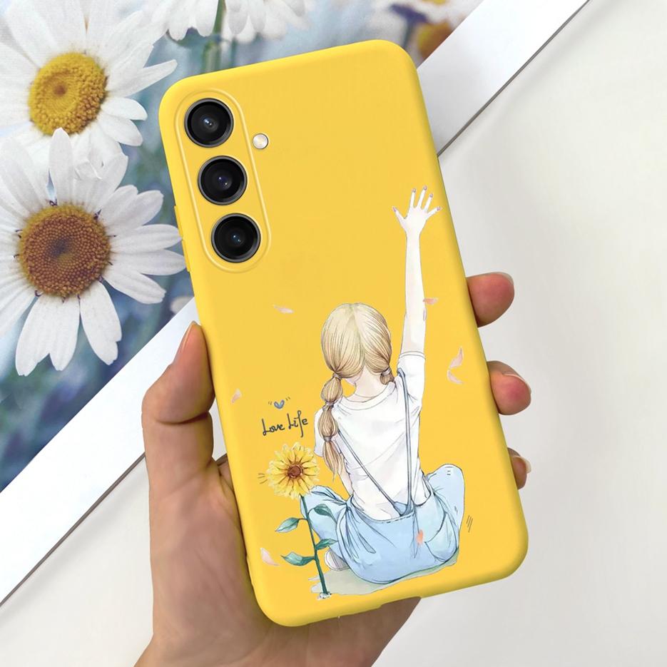 For Samsung Galaxy A55 Case A15 A25 A35 5G Stylish Candy Painted Cover Soft TPU Phone Case For Samsung A15 Galaxy A25 2023 Shell
