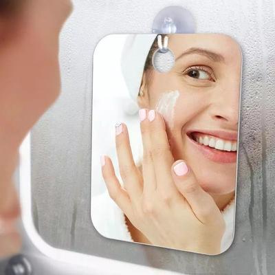 Large Fogless Bathroom Shower Mirror Anti-Fog Shaving Mirror with Razor Holder Function for Convenient Grooming