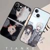 F-Killua Zoldyck H-Hunter X Hunter Phone Case For iPhone17,16,15,14,13,12 Plus,Max Soft Silicone Black Cover