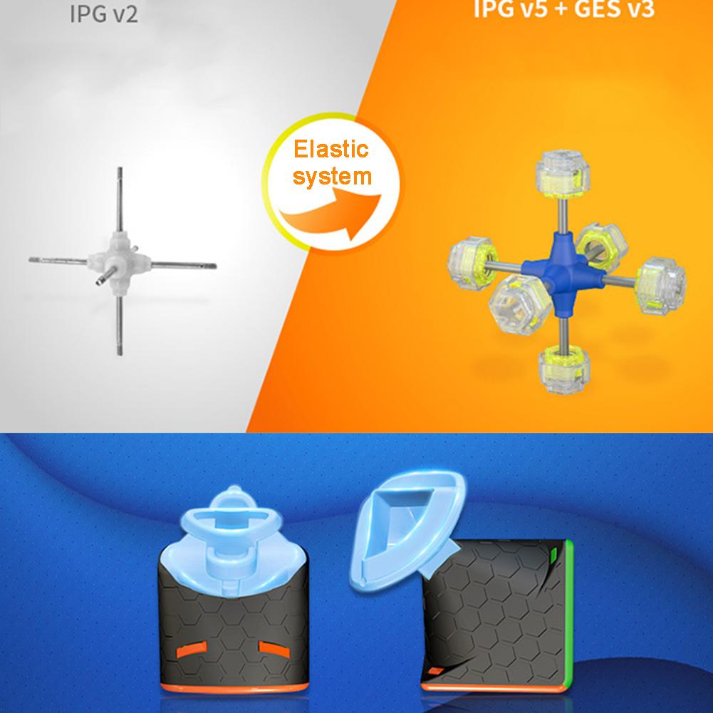 Cubo mágico Gan356RS 3x3, rompecabezas educativo de alta velocidad, Idea de regalo de Navidad