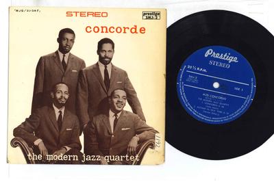 7inch Record MODERN JAZZ QUARTET  Concorde SMJ2 PRESTIGE Japan Jazz Used