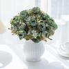 Artificial Flowers Retro Bud Peony Wedding Wreath Home Room Decor Outdoor Yard Wreath Bridal Bouquets High Quality Vase Diy Gift