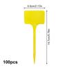 Garden Plant Labels 100-Pieces Seedling Name Labels T-Type Nursery Marker Sign Writable Plant Marking Stakes For Greenhouses