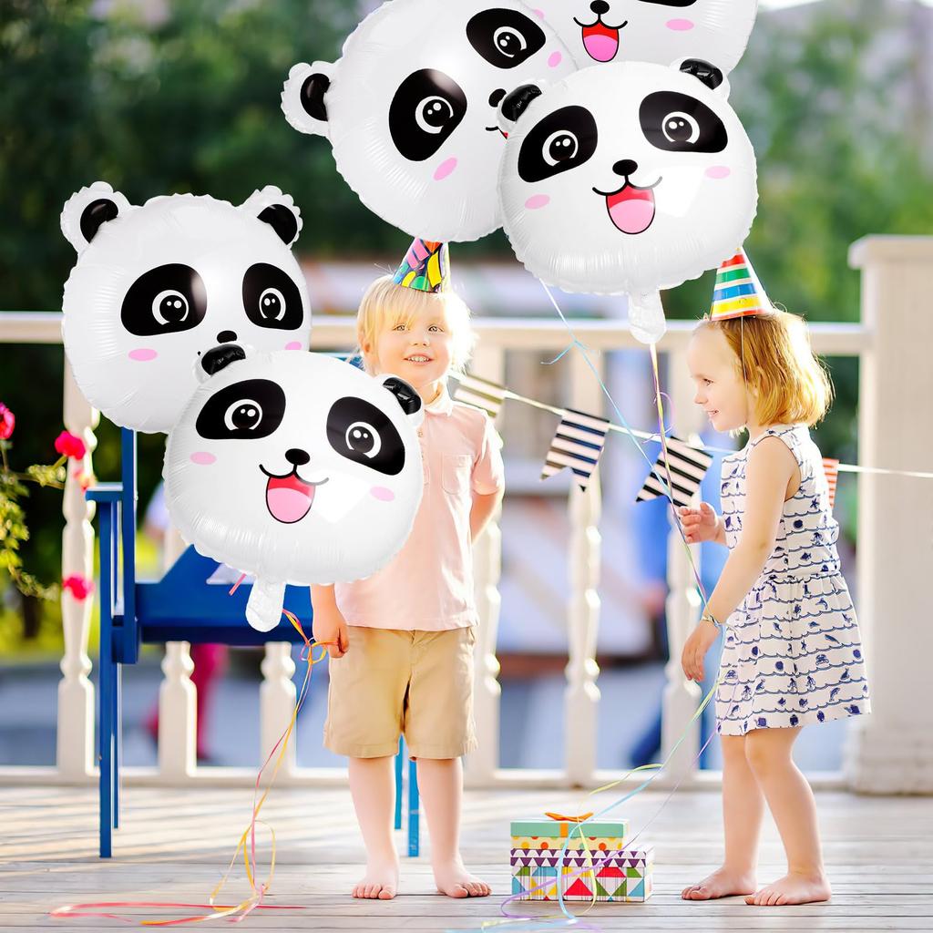 ledmomo 30pcs Panda Panda Balloons Cute Animal 100th Day Celebration Birthday Birthday Birthday Balloons, 45cm38cm, Balloons, Decorations, Boys,