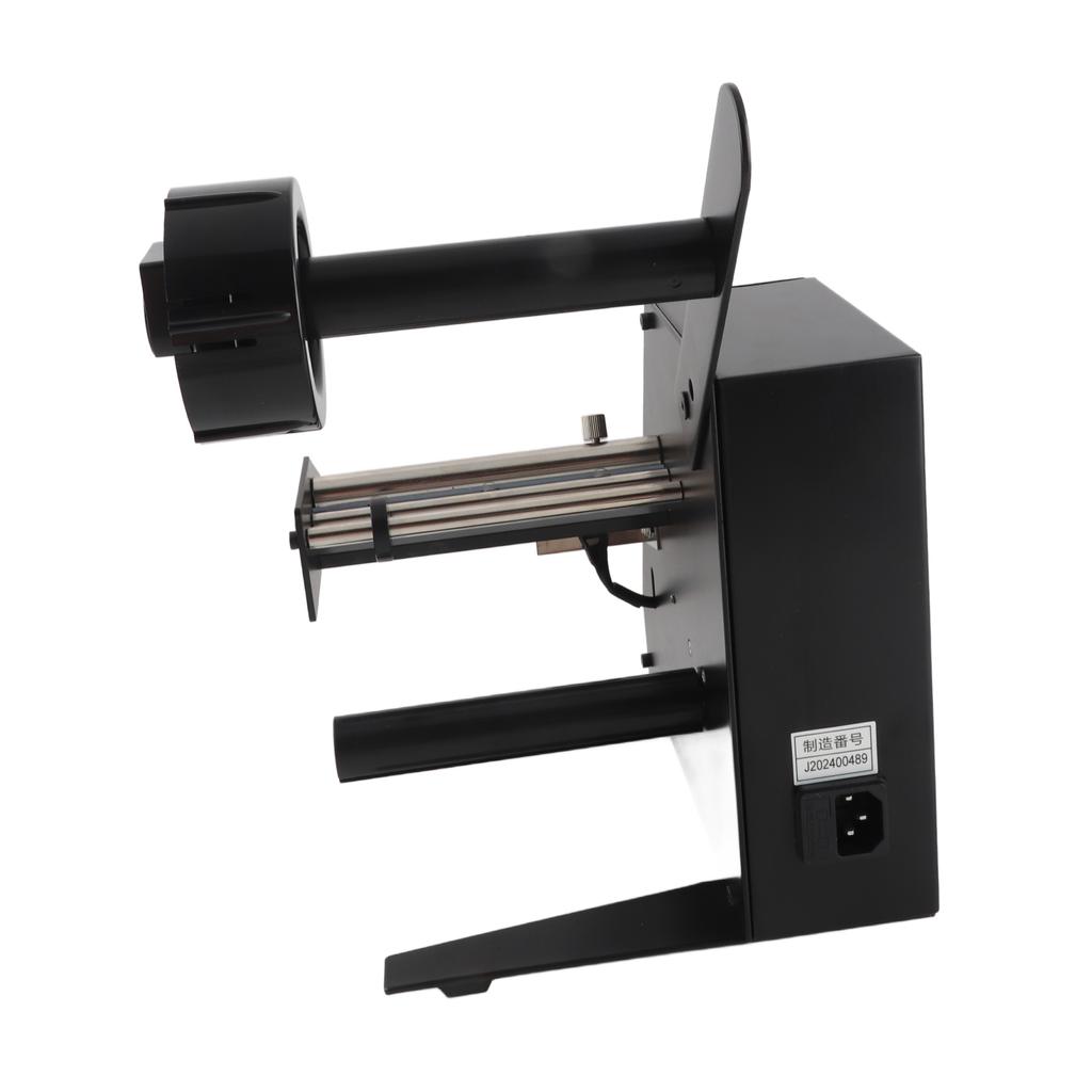 Etikettenspender Automatischer Etikettenrollenabwickler Digitalanzeige Einstellbare Geschwindigkeit Werkzeug US-Stecker 110V