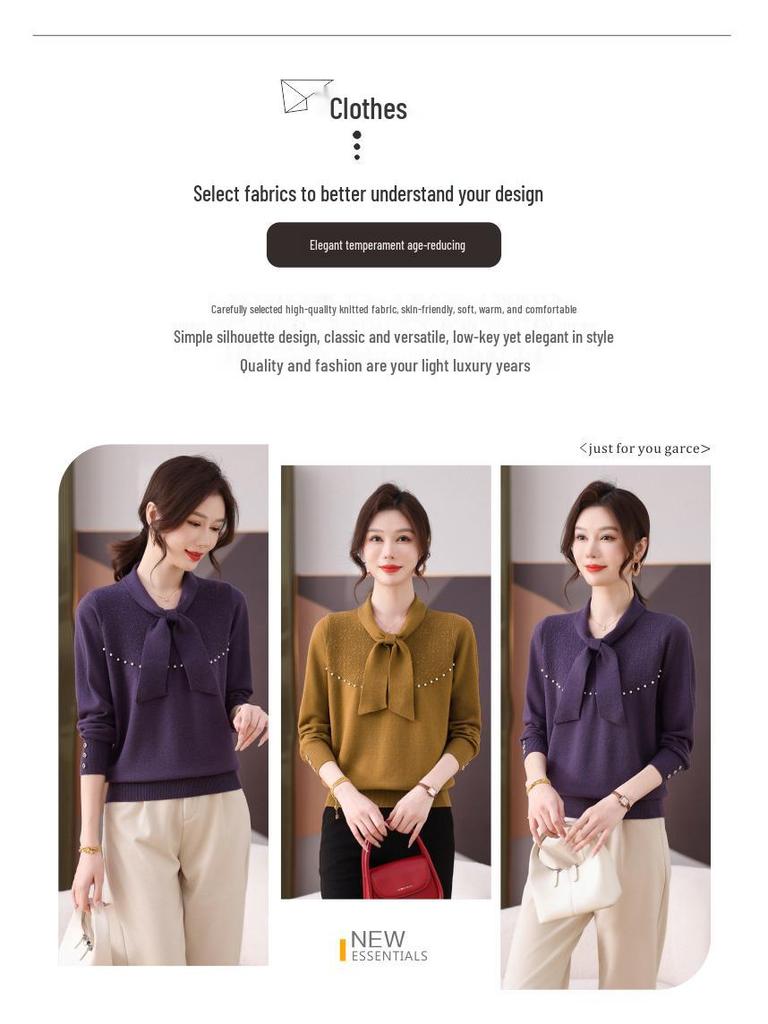 Women's 2025 Autumn Wool Cardigan - Simple, Versatile Design