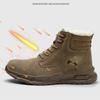 Men's winter boots for work shoes safety boot for engineers Heat-proof Industrial Shoes Puncture-Proof Work Boots cotton shoes