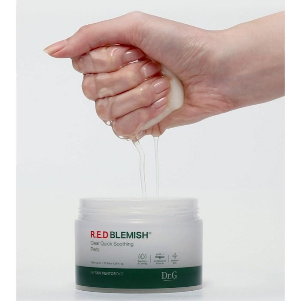 Dr.G Red Blemish Clear Quick Soothing Masken-Packung 130 ml, 70 Blatt, 1 Stück