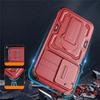 Armored case for Samsung Galaxy A27 5G, with camera shutter, red