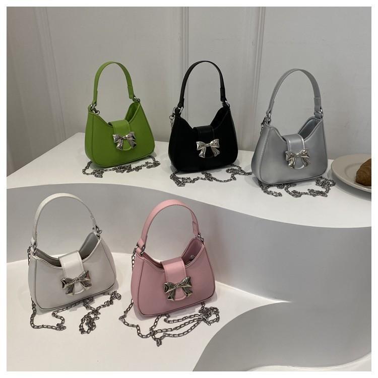 Fashionable Stylish Handheld Underarm Bag With Bow Detail For Women Trendy 2024