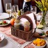 Decorative Imitation Rattan Napkin Holder Plastic Desktop Tissue Holder  for Home