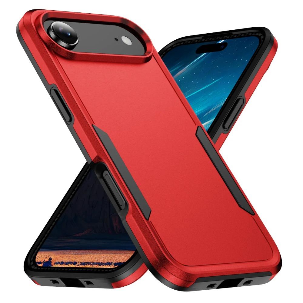 Heavy Duty Military Hybrid Dual Splicing Color Layer Case for IPhone 17 Air 16E 15 14 13 12 11 Pro Max Plus Rugged Armor Shockproof Hard Protect Cover