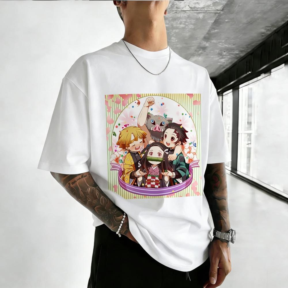 Ghost Slayer Blade Tomioka Yoshiyuki 2026 Summer Harajuku Anime New Unisex Tshirt