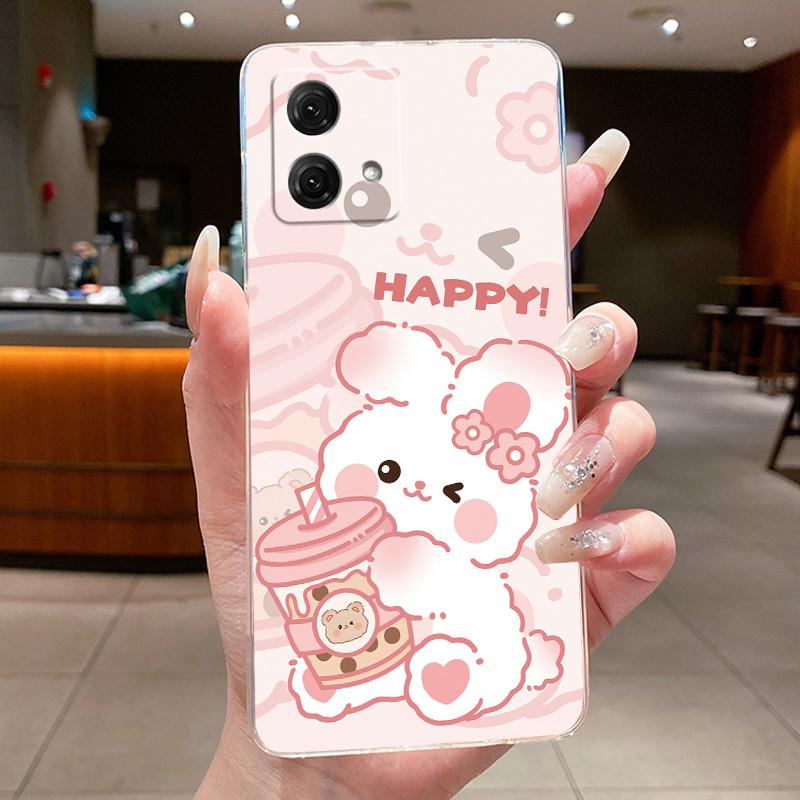 For Motorola Moto G84 G54 G34 G24 G14 Phone Case Transparent Soft Silicone Funda Luxury Dragon Cute Cool Boys Girls Cover Bumper