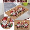 Christmas Festival Decoration Front Door Carpet Indoor Outdoor - Mat