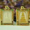 Phra Somdej Buddha Thai Amulett Halsband Hänge Retro Vintage Skyddande Charm Talisman Kraftfull Rikedom Framgång Hälsa Lycka Smycken Thailand Reproduktion