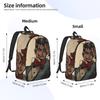 R-Radiostatic Vox Alastor Backpack for Men Women Teenage Student Hiking Travel Daypack  Laptop Computer Shoulder Bag Lightweight