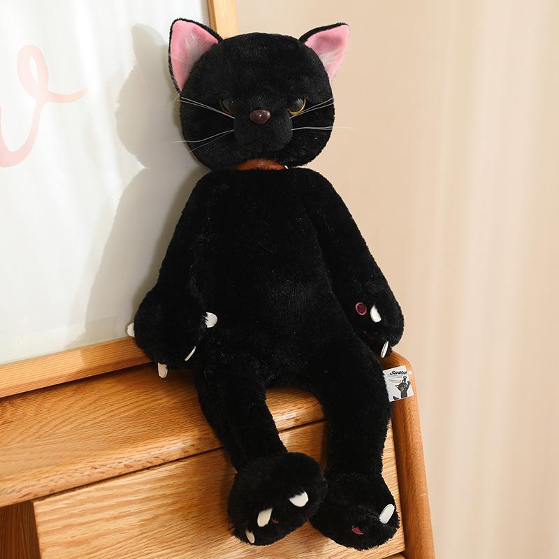Japanese Funny Cat Plush Toy Doll Cross-border Personalized Stinky Face Cat Doll Simulation Cat Doll Gift