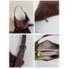 Handbag Vintage PU Crossbody Bag Large Capacity Female Tote Bag Sweet Suede Matte Hobo Bag  Girls