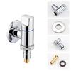 Brass 3-way Filling Angle Valve Wall Mount One Into Two Out Water Toilet Faucet Bidet Sprayer for Bathroom Accessories
