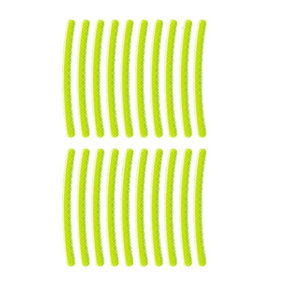 Car Wheel Reflective Strip, Rainbow Rim Decals for Cars Motorcycle Bike, Waterproof High Visibility Sticker for Tires