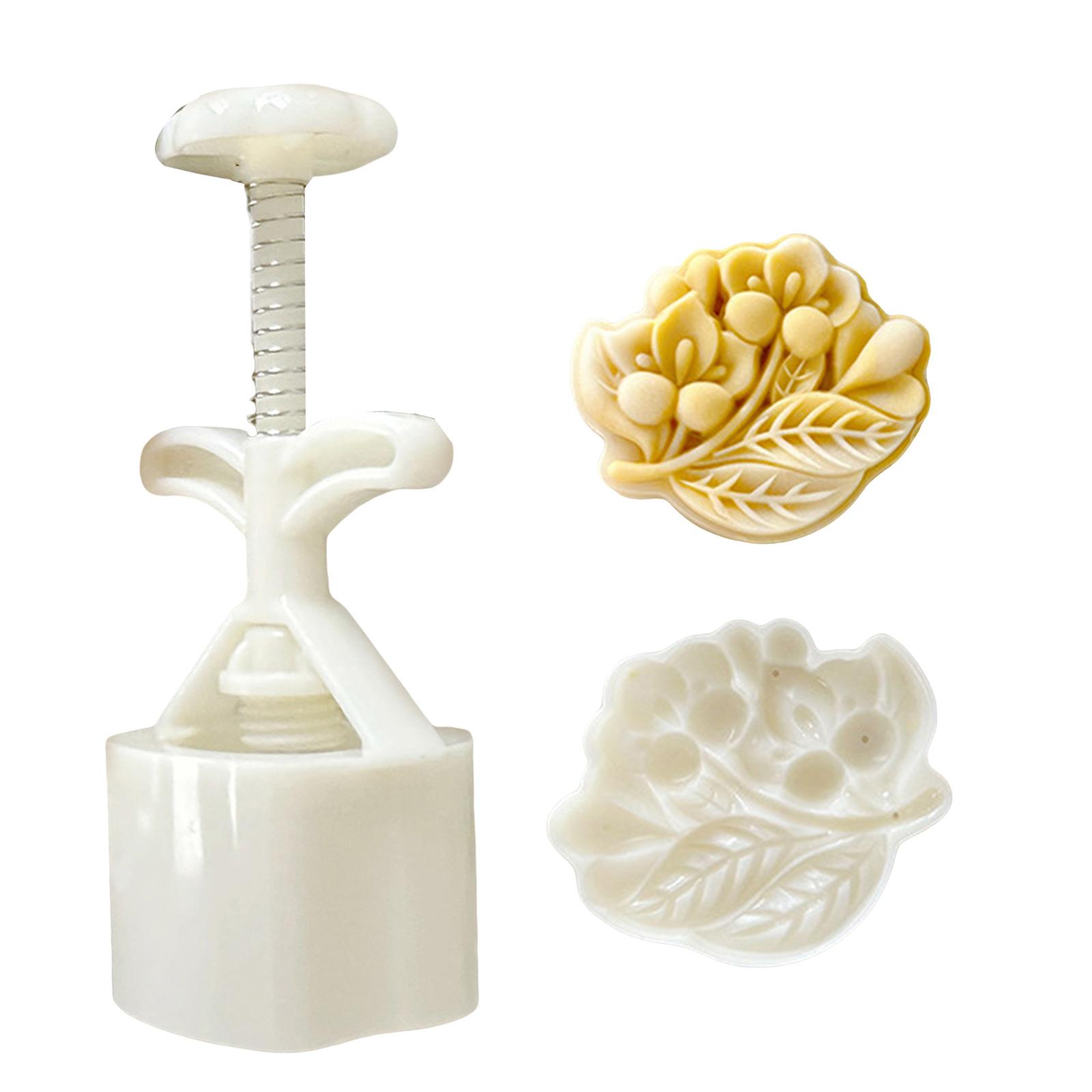 Cake Molds Dessert Press Tool Flower Shape Pastry Tool ABS Texture Pastry Moulds Baking Supplies Suitable for Dessert 1