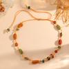 Summer Ocean Breeze Natural Stone Conch Handmade Necklace Multi Layer Bohemian Adjustable