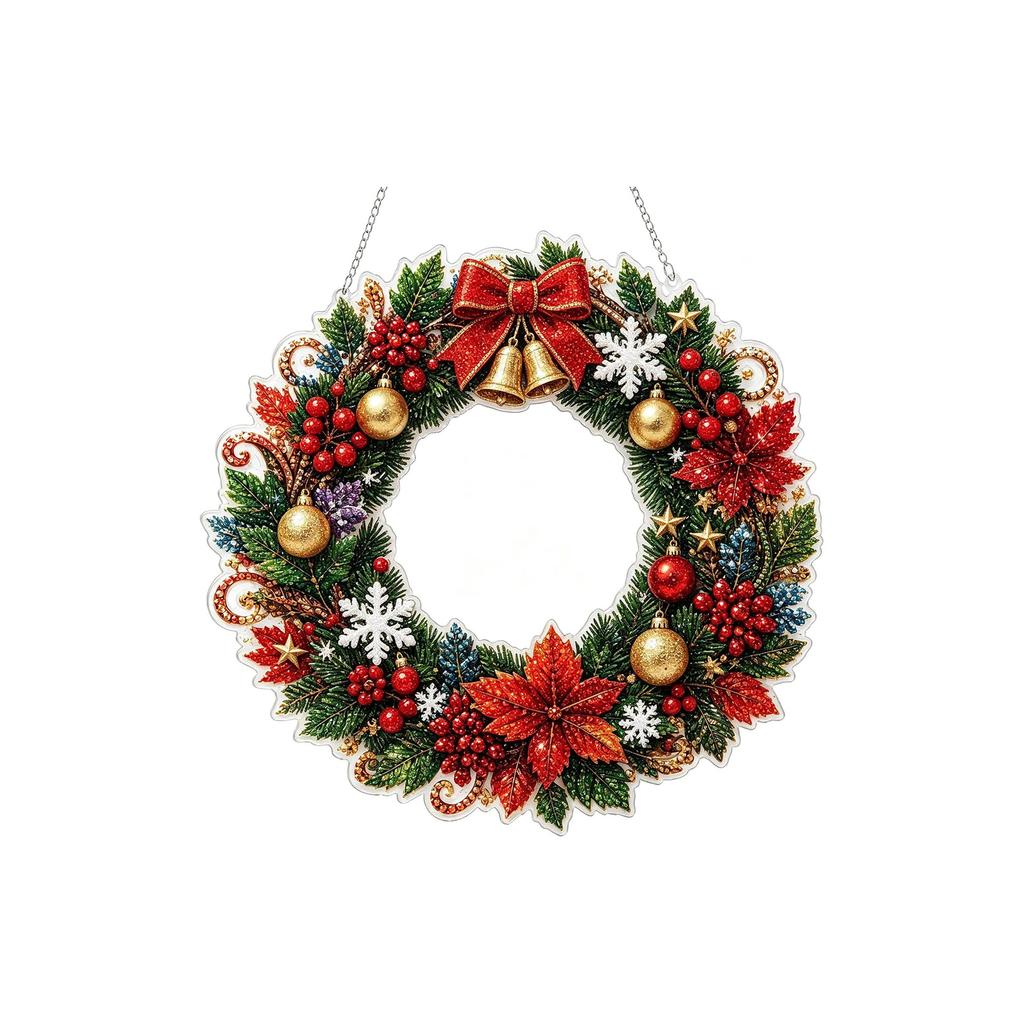 Diamond Art Hanging Decoration Set Halloween, Christmas, Thanksgiving Home Door Hanging Decor Painting