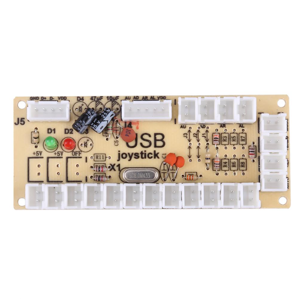 Zero Delay Arcade Game DIY Kits Parts 10 Buttons   JoyStick   USB Encoder for MAME PC