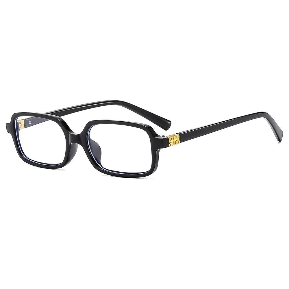 Small Frame Square Reading Glasses Designer Elegant Rectangle Eyewear Luxury Women Computer Blue Light Blocking