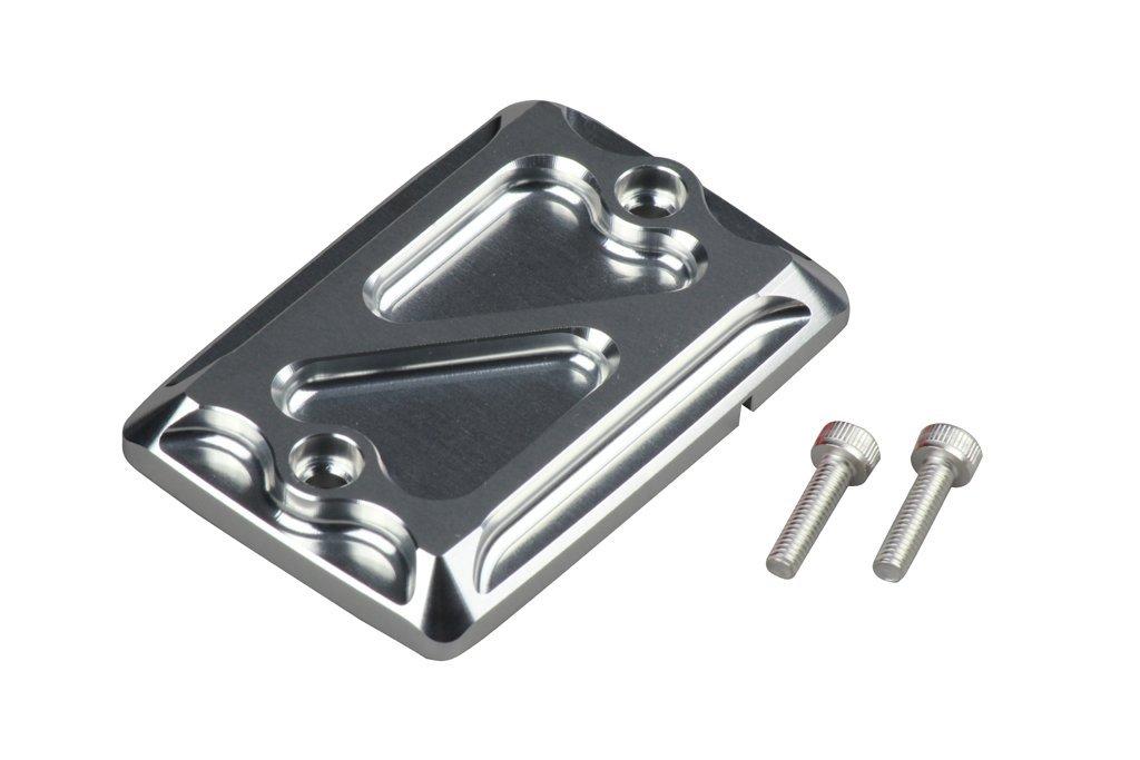 POSH FAITH Motorcycle Master Cylinder Square Large for Cap, Type, Silver, MT-09 (500049-03)