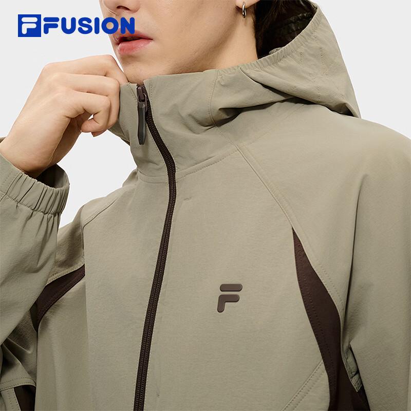 Fila Fusion Men's Color-block Hooded Woven Jacket