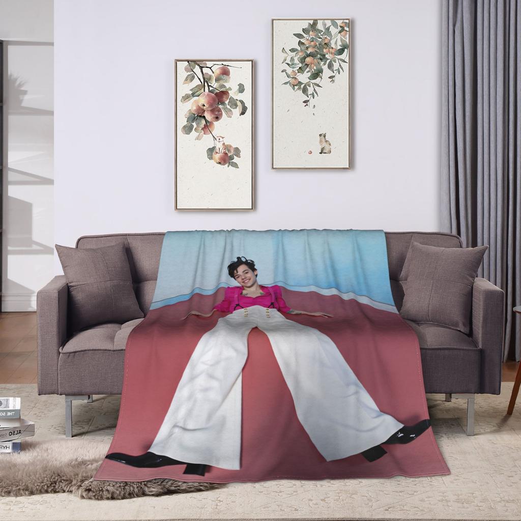 Singer H-Harrys S-Styles  Warm Soft Blankets Plush Bedding Throws Comfortable Couch Chair Flannel Bedspread Sofa Bed Cover