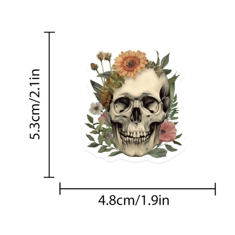 50PCS Retro Scientific Anatomy Sticker Physiology Anatomy Luggage Laptop Cars PVC Guitar Coffee Skateboard Notebook Decals