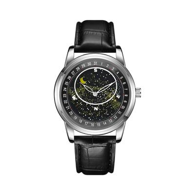 Mens Leather Business Fashion Watch Strap Watch For Gift Giving
