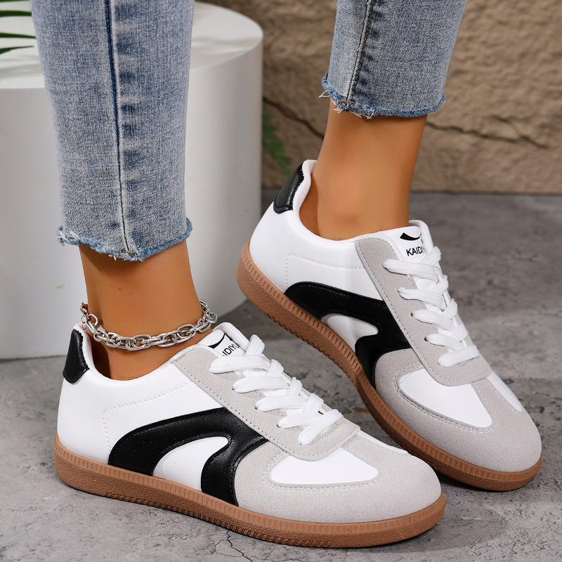 Fashion 2025 Women Casual Sneakers Outdoor Comfortable Flat Shoes Spring New Soft Sole Walking Female Fashion Sport Shoes