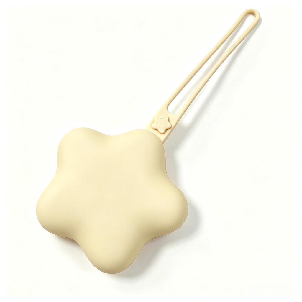 Silicone Baby Pacifier Storage Bag With Star Pattern For Travel And Onthego Use