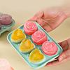 Food-Grade Silicone Rose Heart Ice Cube Mold for Whiskey