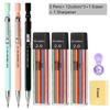 2.0mm Mechanical Pencil Art Drawing Design Automatic Pencil 2B Black/Color Lead Refill Writing Student Office & School Supplies